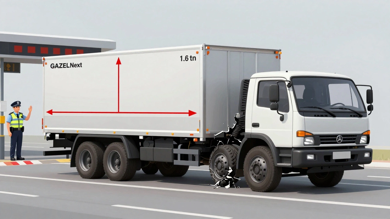 Сравнение ГАЗель-Некст и старой ГАЗели: одна с перегрузом, другая с правильной нагрузкой и усиленной подвеской.