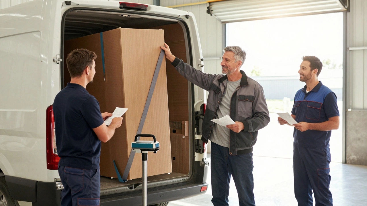 Водитель с грузчиками успешно загружает Газель, соблюдая все правила аренды.