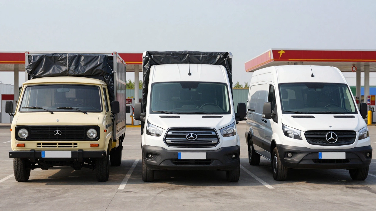 Различные типы грузовых автомобилей для перевозок