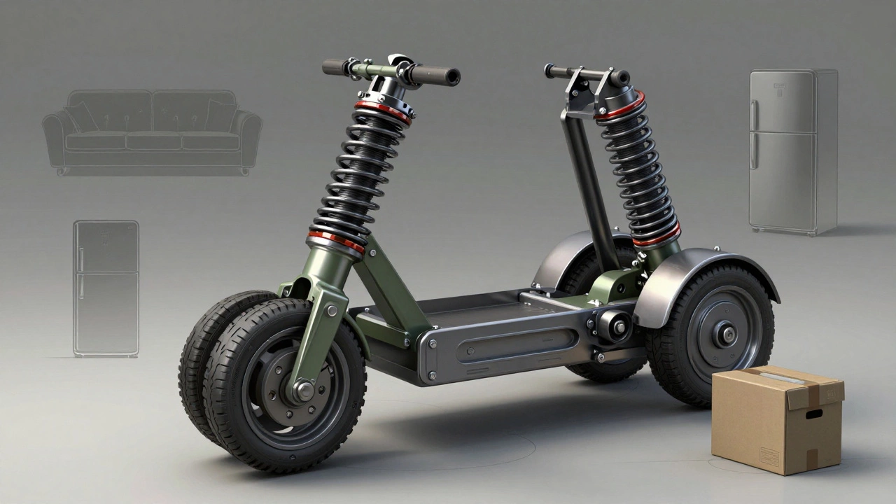 Разрез грузовика Газель: передняя независимая и задняя рессорная подвеска с грузом внутри.